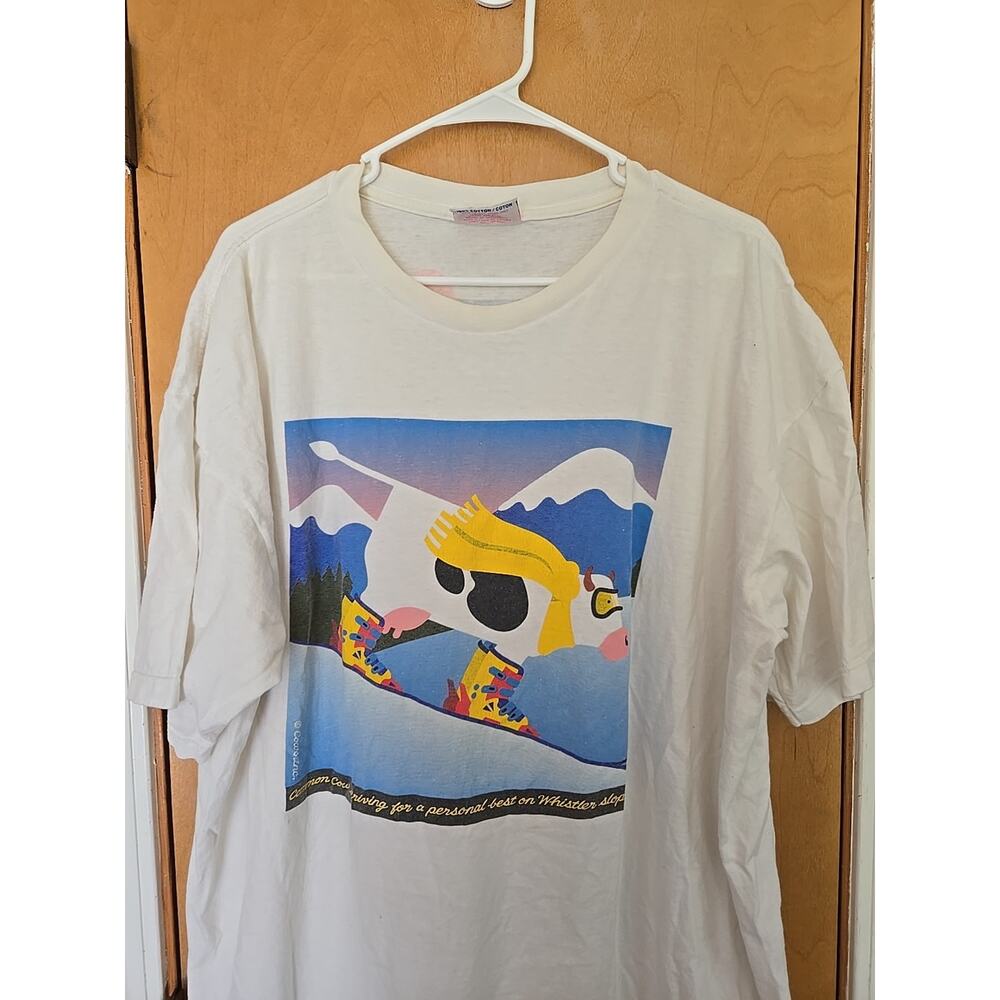 COWS CREAMERY NIGHT SHIRT ONE SIZE FITS MOST CANADA MADE 00s Y2K